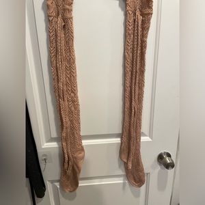 Thigh High Knit Socks